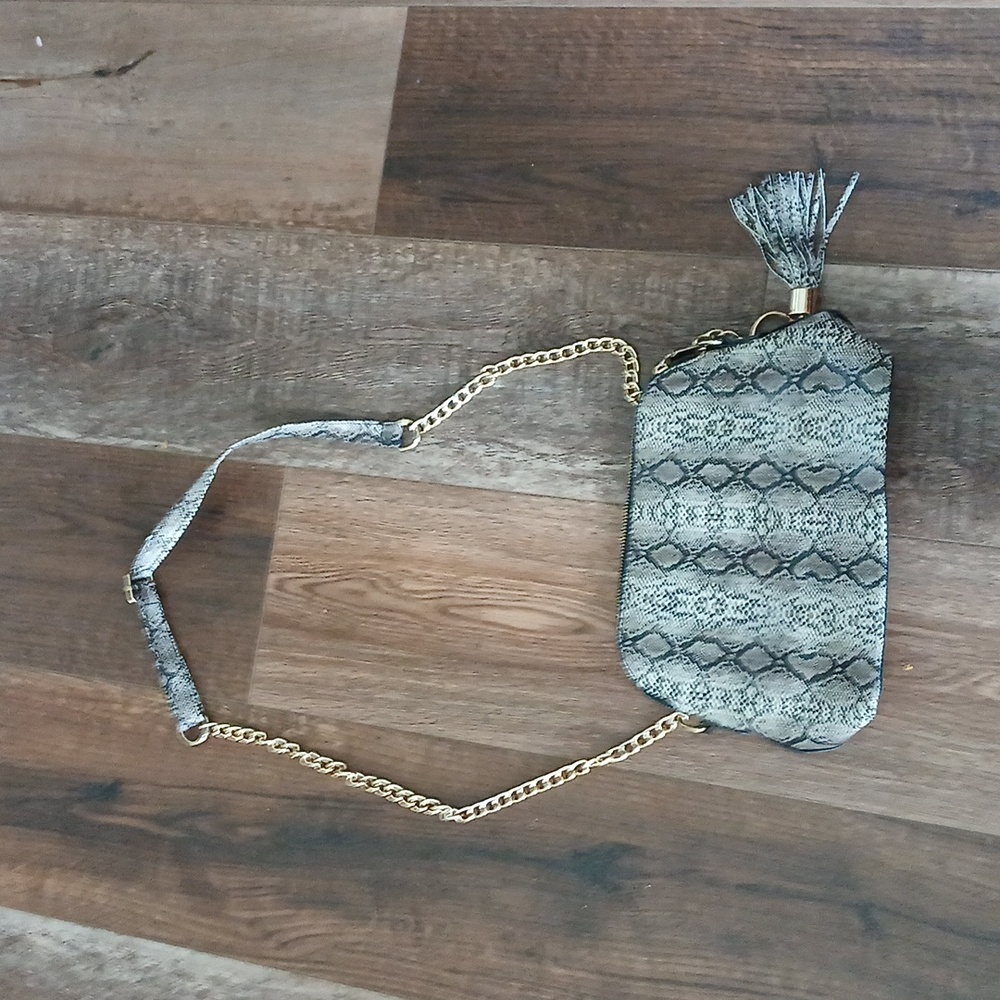 Snakeskin crossbody